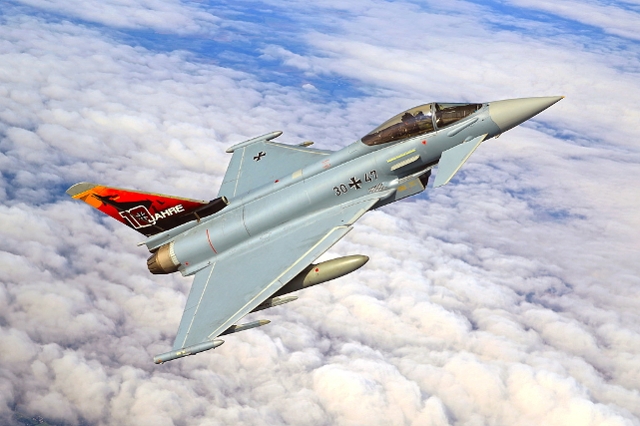 Eurofighter mit Sonderlackierung (Quelle: TaktLwG 73 "S"/Stefan Petersen)