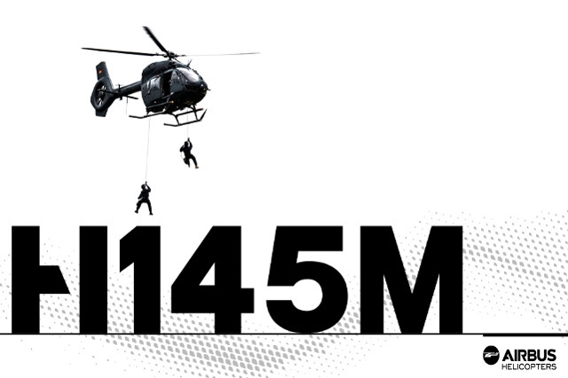 Anlässlich der Übergabe des H145M entstand dieses Event-Logo. (Quelle: /Airbus Helicopters)